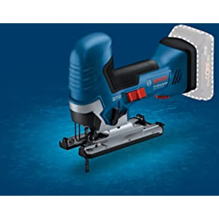 Bosch Professional 18V System Akku-Stichsäge GST 18V-125 S (ideal für Kurven- und Abschnitte, SDS-Sägeblatthalter, inkl. 1x Stichsägeblatt, Absaug-Set) – Bild 3
