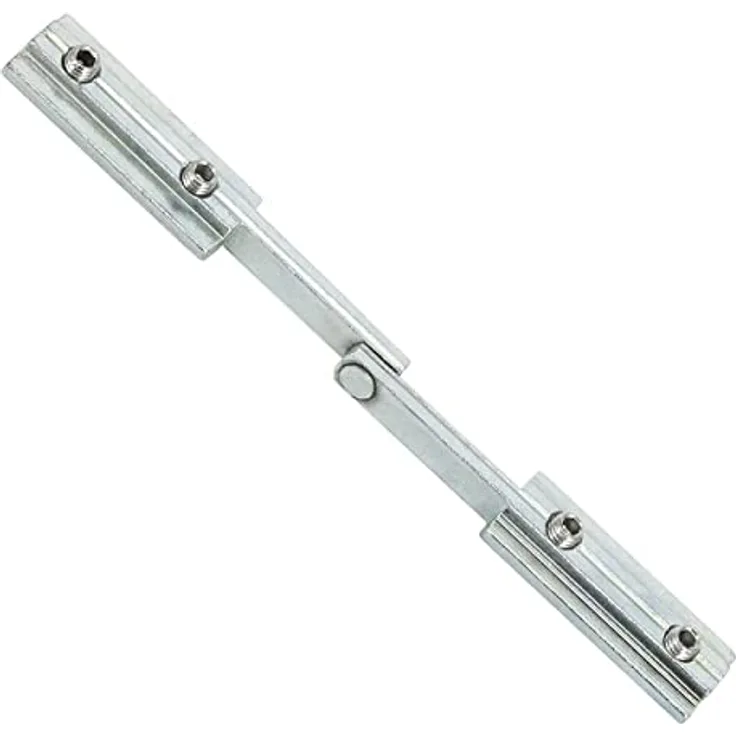 SCHMIDT systemprofile 10x Gelenkverbinder Nut 8 Stahl Drehverbinder mit Madenschrauben Profil-Verbinder Aluprofil-Zubehör