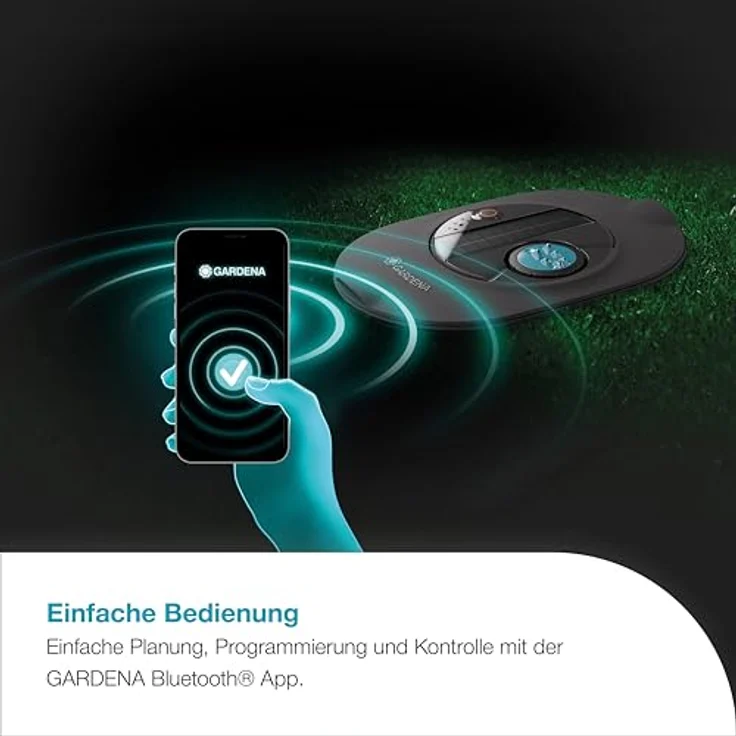 GARDENA AquaPrecise Bewässerungssteuerung, solarbetriebene All-in-One Lösung für Rasenflächen bis 320 m² mit Bluetooth App, unterirdisch installierbar – Bild 5