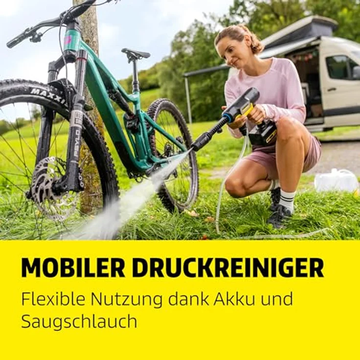 Kärcher Mobile Outdoor Cleaner OC 7-18 Handheld, Mitteldruckreiniger mit 18 V Akku, 2-stufiger Druckverstellung und 5-in-1 Multi Jet – Bild 2