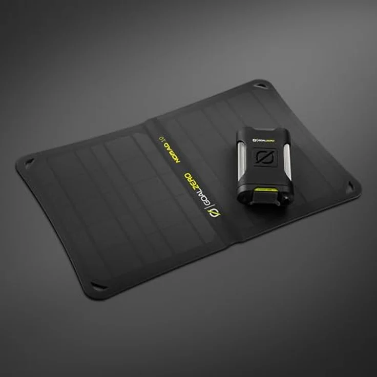 Goal Zero Venture 35 + Nomad 10 Kit, tragbares Solarpanel mit 9600 mAh Powerbank, IP67 wasserdicht, 10 W – Bild 2