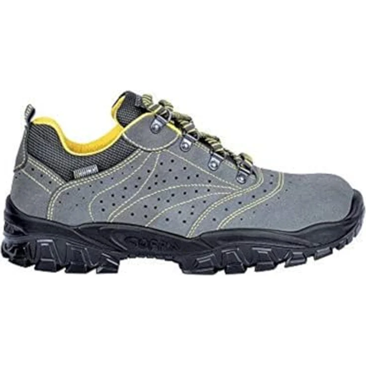 Cofra Sicherheitsschuh S1 P SRC New Tigri, Sicherheitshalbschuhe aus atmungsaktivem Veloursleder mit Stahlkappe und rutschsicherer Laufsohle, Größe 40 – Bild 3