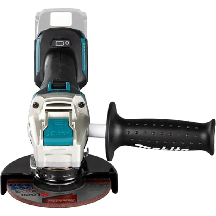 Makita Akku-Winkelschleifer 18V mit Schiebeschalter ohne Akku ohne Ladegerät DGA521ZX1 – Bild 3