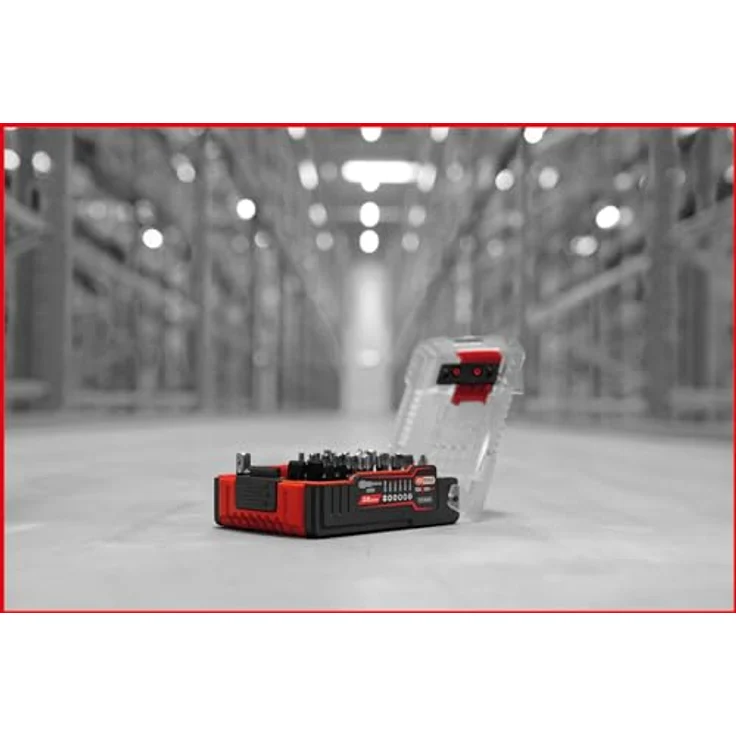 KS Tools eMONSTER TORSIONpower Bit-Satz, 32-tlg. Set mit magnetischem Bithalter und Stecknussadapter, präzise Bits für Handwerk und Industrie, im eMONSTER-Akku-Design – Bild 9