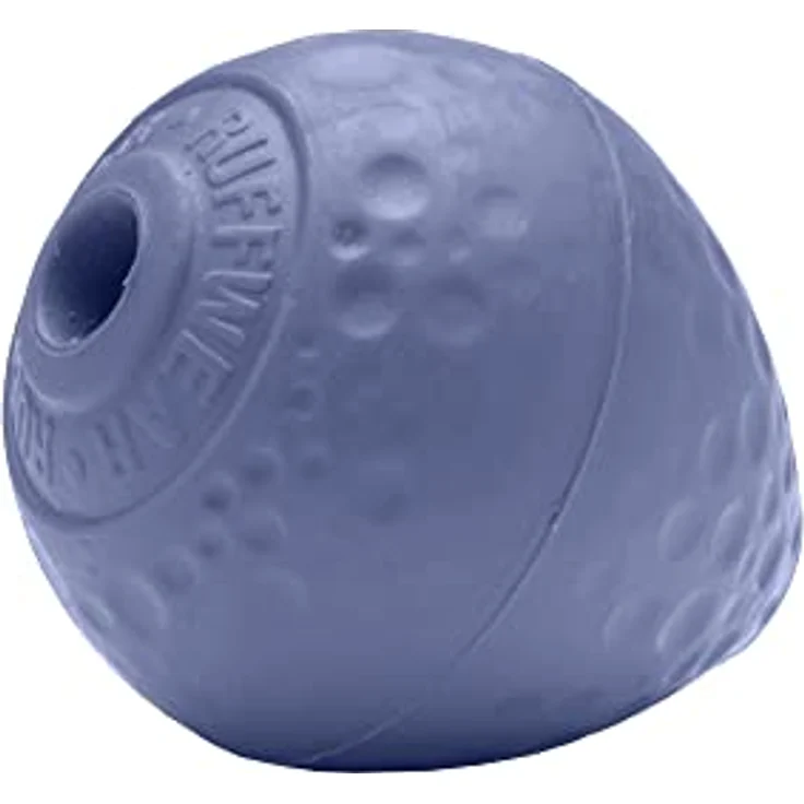 RUFFWEAR Hundespielzeug, interaktives Wurf-/Fang-/Apportierspiel aus Naturkautschuk, hüpfender eiförmiger Ball für drinnen und draußen, Langeweilebrecher, kausicher, Heliotrope Purple – Bild 2