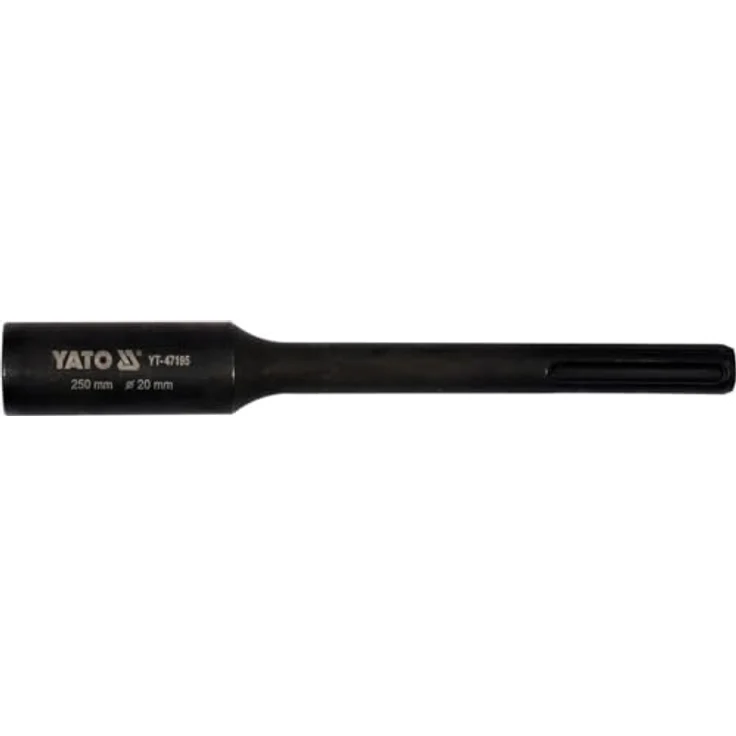 Yato YT-47195 SDS-Max Erdnagel- und Erdrohrhammer, 250 mm Länge, 20 mm Durchmesser, Chrom Molybdän – Bild 2
