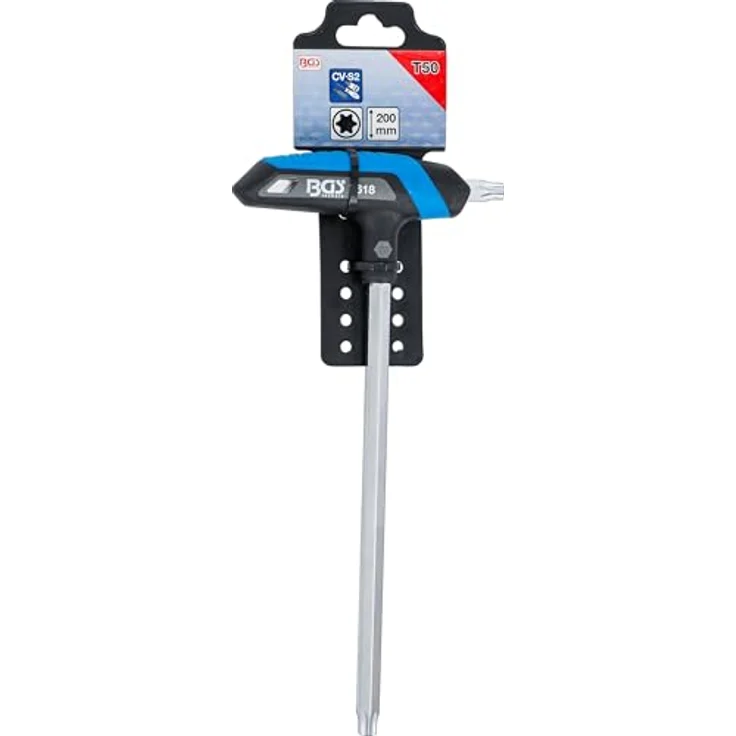 BGS 7618 | Schraubendreher mit T-Griff | T-Profil (für Torx) | T50, Chrom-Vanadium-Stahl, matt verchromt – Bild 5