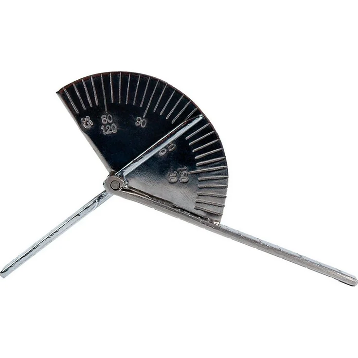 Saehan Finger-Goniometer, Winkelmesser aus rostfreiem Stahl mit Schenkellänge 9 cm, 0-18 cm Bemaßung