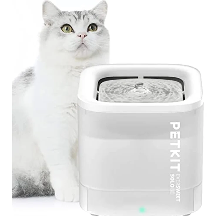 PETKIT CYBERTAIL Katzen Trinkbrunnen, Hundewasserspender mit Intelligentem LED-Licht, 25dB Extrem Leise, 1,85L, Schnurlose Wasserpumpe – Bild 1