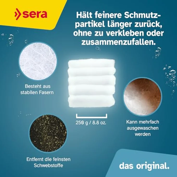 sera Filterwatte 250 g – Bild 4