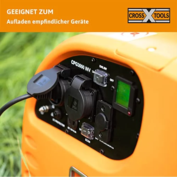 Cross Tools 68038 Inverter Stromerzeuger Generator CPG 3000 INV 2,8 kW – Bild 6