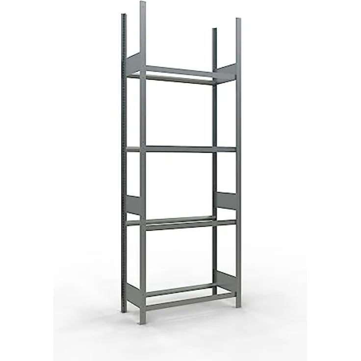 Reifenregal, Grundfeld, 1060 x 436 x 2750 mm, 4 Lagerebenen, verzinkt