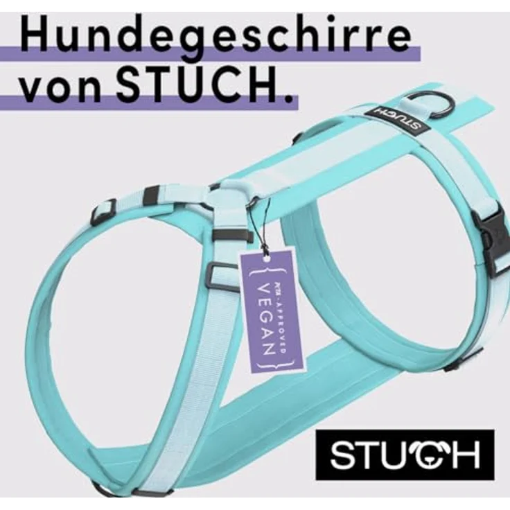 STUCH Hundegeschirr - verstellbares Nylon Geschirr - gepolstert – Bild 2