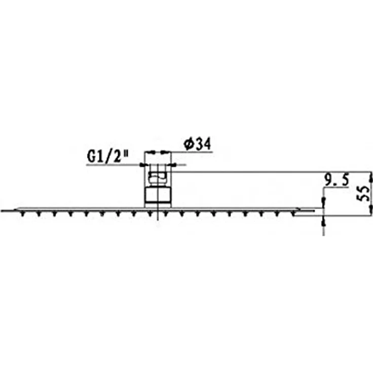 Bernstein Duschsystem 8921B Basic in Schwarz mit optionalem eckigem Edelstahl-Duschkopf - Preisvergleich – Bild 7