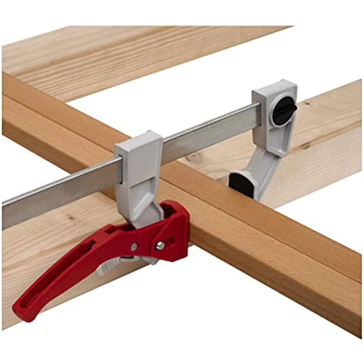 STIER Hebelzwingen 2000N | 20 cm Länge | Klemmfläche 5x22mm | Klemmzwinge | Tischzwinge | Einhandzwinge | Hohe Spannkraft 200 kg – Bild 2