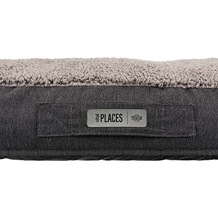 TRIXIE orthopädisches Hundekissen "Vital Kissen Bendson, oval, 120 × 85 cm, dunkelgrau/hellgrau"- 36426 – Bild 4