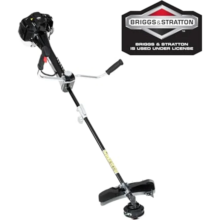 NAX POWER PRODUCTS 800B Motor 51,7 cm3 1,35kW Antivibrationssystem Briggs & Stratton Lizenzware Benzin-Sense Freischneider Rasentrimmer, Schwarz – Bild 5