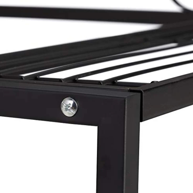 Relaxdays - Blumentreppe Metall, 3 Stufen, Outdoor und Indoor, Pflanzentreppe mit Verzierung, HBT 69 x 70 x 60 cm, schwarz – Bild 6