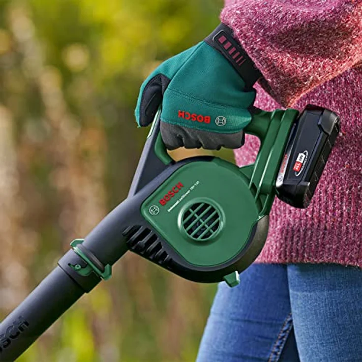 Bosch Akku-Laubbläser UniversalLeafBlower 18V-130 (Für schnelles und einfaches Säubern im Außenbereich; 18 Volt System; ohne Akku) – Bild 3
