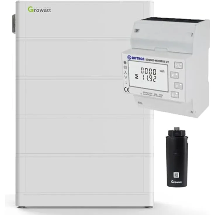 Growatt ARK 10.2kWh Hochvolt-Solarspeicher-Set für MIN XH Serie, modular erweiterbar, inklusive BDM und WiFi-Stick
