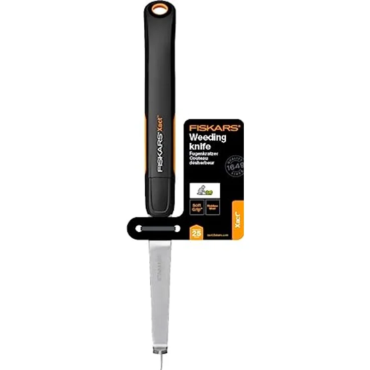 Fiskars Kleiner Fugenkratzer zum Entfernen von Unkraut und Moos, Länge: 33,8 cm, Schwarz/Orange, Hochwertiger Stahl/Glasfaserverstärkter Kunststoff, Xact, 1027045 – Bild 5
