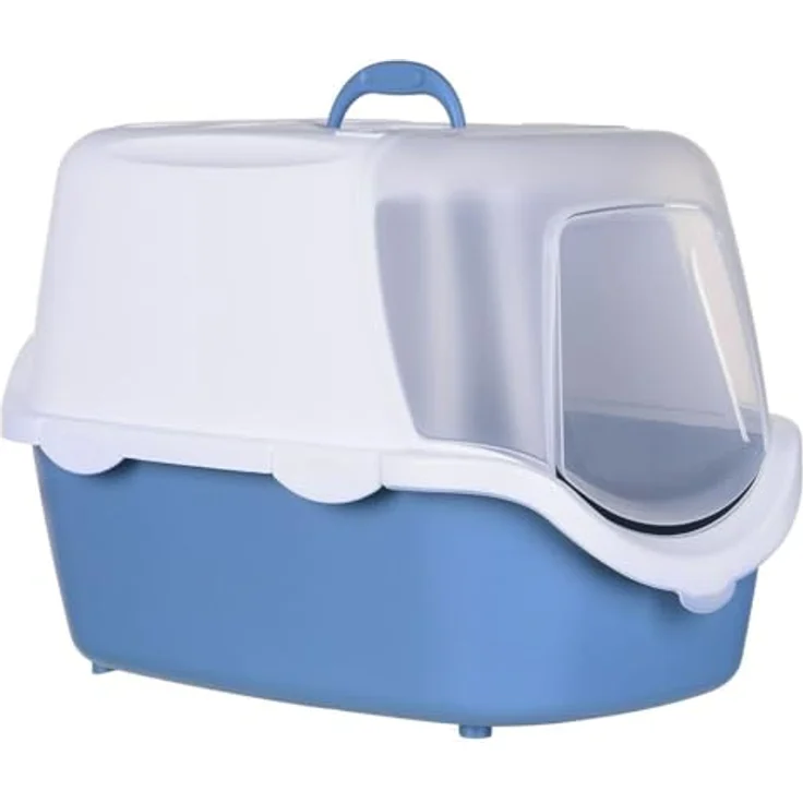 Zolux Toilet for cats Cathy, easy to clean, blue (Katzenklo geschlossen), Katzenklo – Bild 1