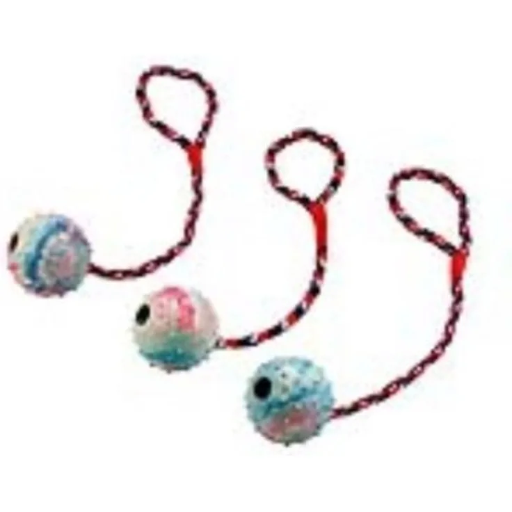 Kerbl 83496 Ball am Seil, Mehrfarbig, 1 Stück (1er Pack)