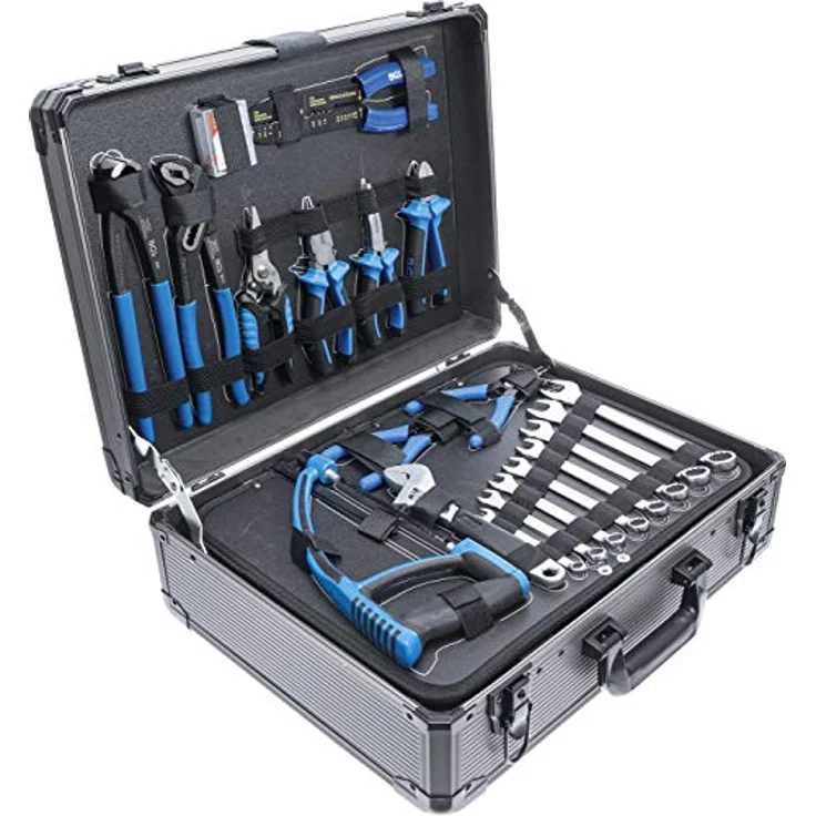 BGS 15501 | Werkzeugkoffer | 149-tlg. | Profi-Werkzeug | Alu-Koffer | gefüllt | abschließbar | Werkzeugkiste | Werkzeugbox – Bild 3