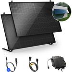 Solakon Balkonkraftwerk 1000W, Steckerfertig Komplettset mit 800W Photovoltaikmodulen und 5m Kabellänge