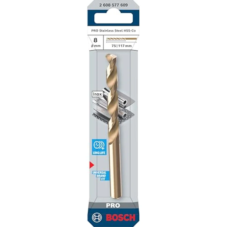 Bosch Accessories 2608577609 Metall-Spiralbohrer, HSS-Co mit Kobalt für Edelstahl, hohe Lebensdauer – Bild 2