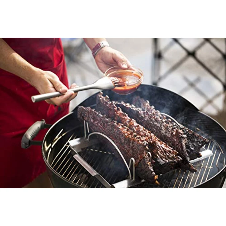 Weber 6727 Style Barbecue Grilling Rack, Sparerib Halter – Bild 10