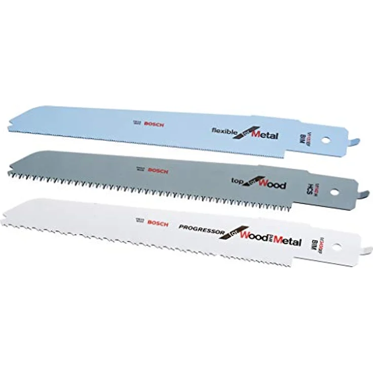 Bosch ProfessionalProfessional 3tlg. Sägeblatt-Set zum Sägen in Holz und Metall für Multisäge PFZ 500 E – Bild 2