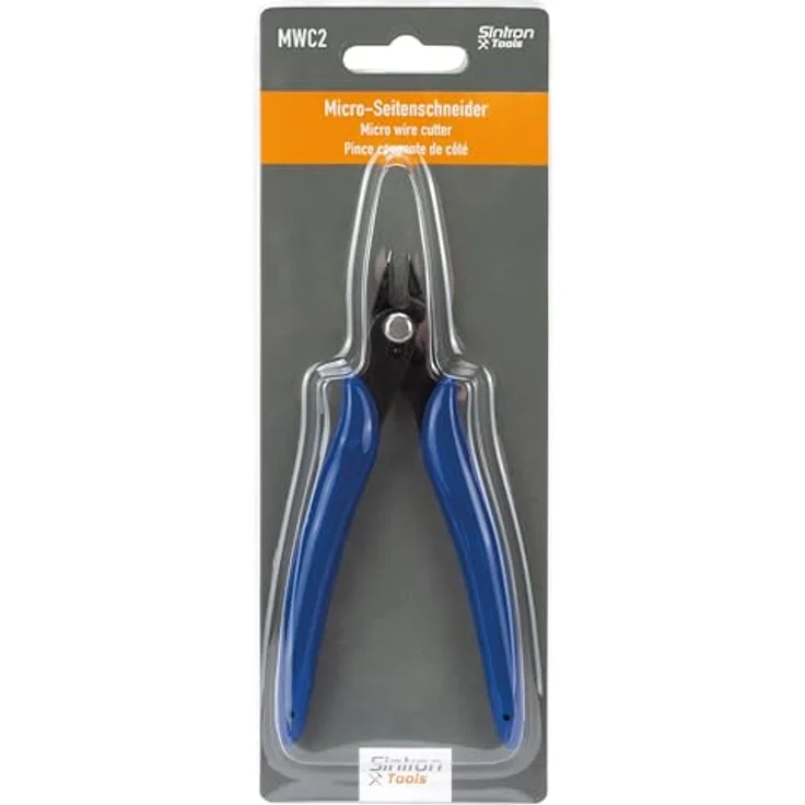 Sintron Micro-Seitenschneider MWC2, abgewinkelt, für Kabeldurchmesser bis 7mm, ergonomische Kunststoffhandgriffe – Bild 5