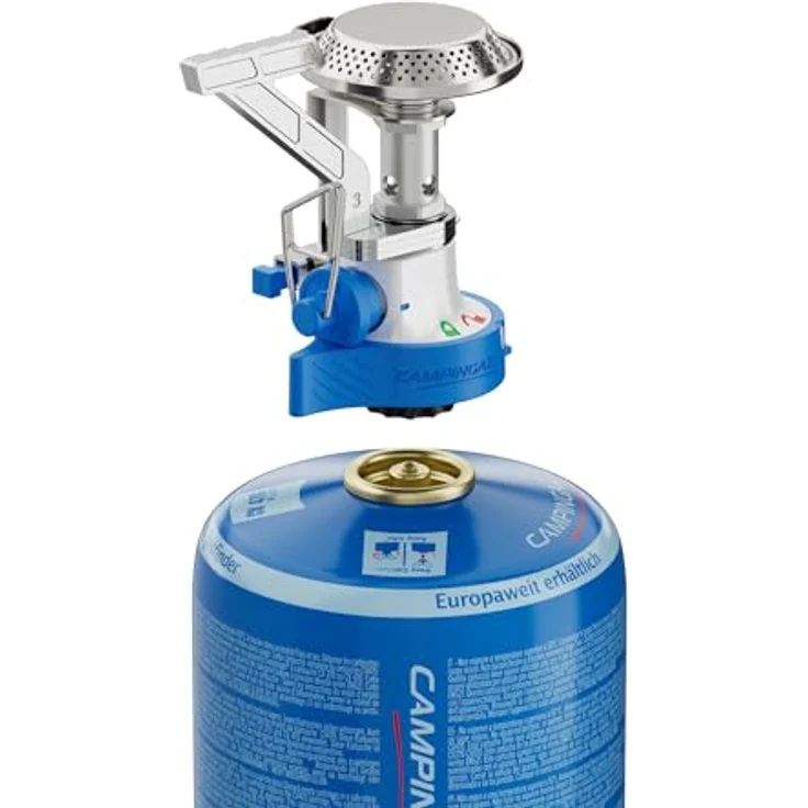 Campingaz Twister Connect PZ, Gaskocher mit Easy Clic Connect, Dual-Lock Funktion und 2,9 kW Brenner, rot-grün – Bild 2
