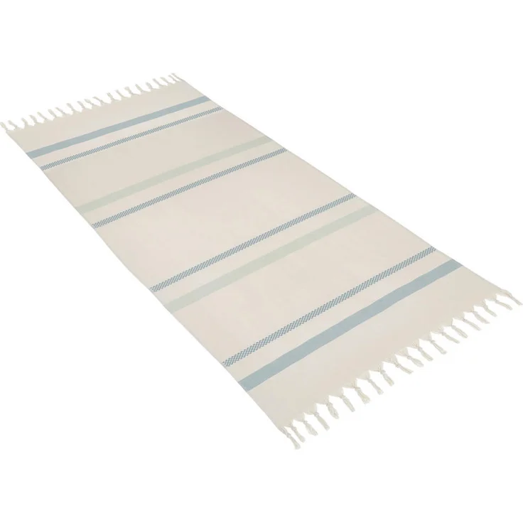 Vossen Hamamtuch Balance Theo, Grün, 100% Baumwolle, 80x180 cm, ideal für Wellness und Sauna