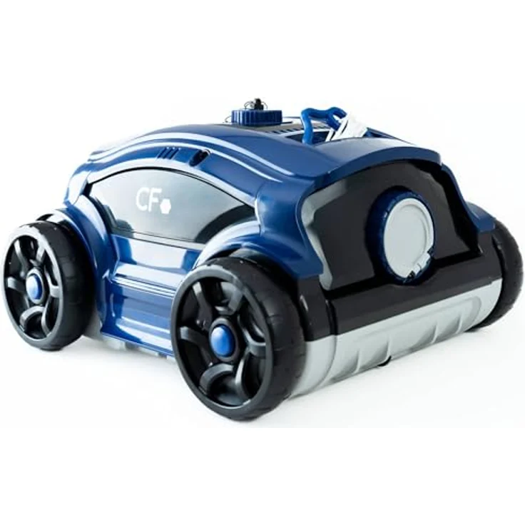 CF Reinigungsroboter Bodensauger Planet Pool blau inkl. Ladekabel, für Pools bis 100m², kabellos, schneller Reinigungszyklus – Bild 7