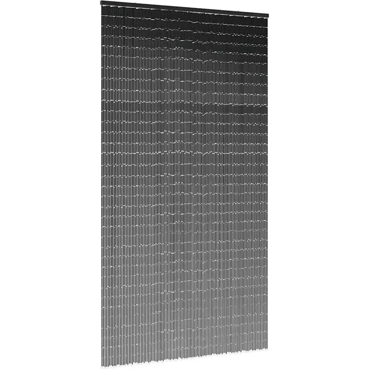 vidaXL Insektenschutz-Vorhang Insekten-Türvorhang Dunkelgrau 120x220 cm Bambus mit effektiver Barriere – Bild 1