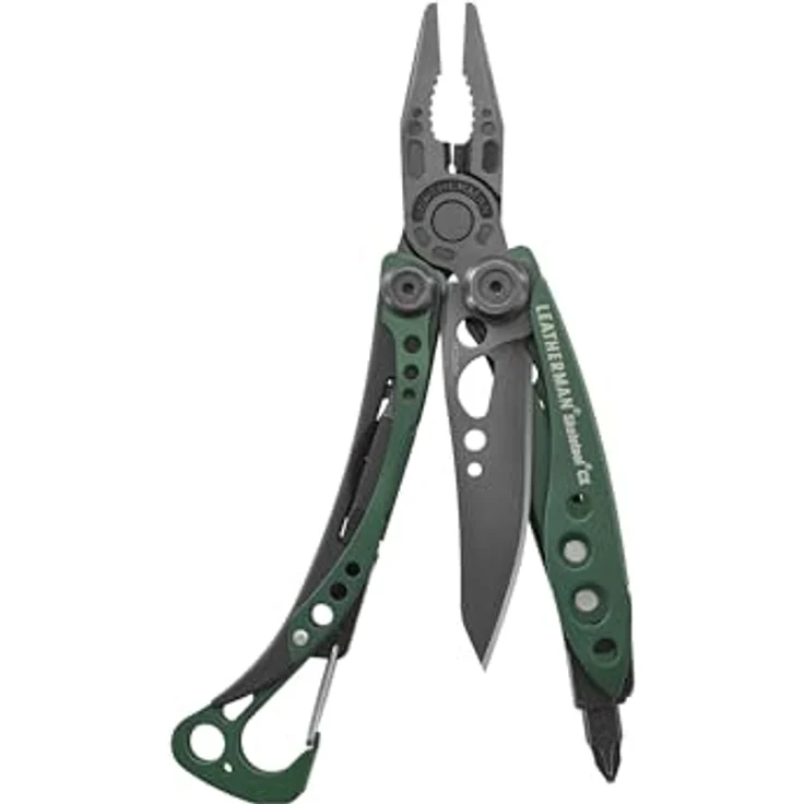 Leatherman Skeletool CX, Multitool mit 7 Funktionen, Edelstahl, Dark Green – Bild 1