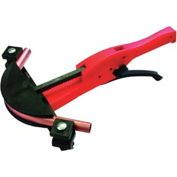 Rothenberger ROTHENBERGER TUBE BENDER MAXI Biegegeräte Set, Einhand-Biegegerät, 12mm-15mm-18mm-22mm Arbeitsbereich Durchmesser | DURAMAG GEHÄUSE, Kunststoff-Biegesegmente, Ratschenvorschub, Biegeradius 35 mm-87 mm | Rohrbiegemaschine, Biegewerkzeug, Rohrbieger – Bild 1