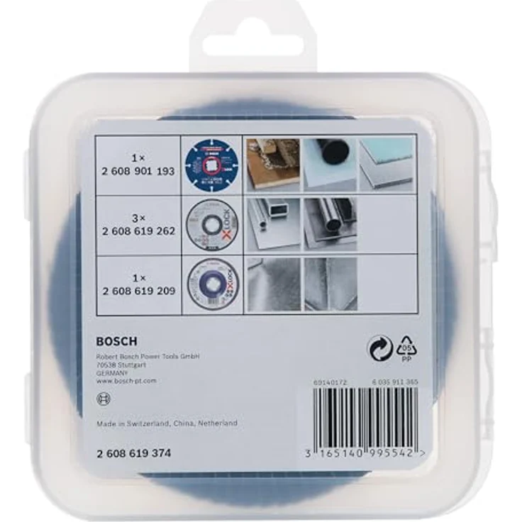 Bosch X-LOCK Trenn- und Fächerschleifscheiben-Set, 5-teilig, 125 mm, CMW - 2608619374 - Preisvergleich – Bild 3