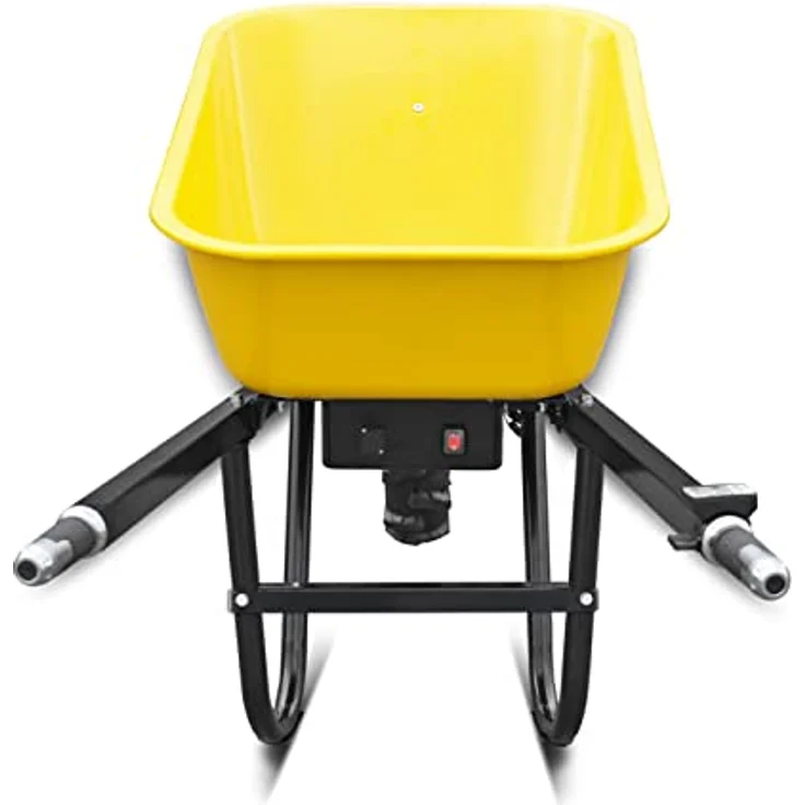 BAMATO MTR-150 elektrische Schubkarre, 500W Elektromotor, Tragkraft 150 kg, 75 Liter Fassungsvermögen, stufenlos regelbare Geschwindigkeit, inklusive Ladegerät – Bild 3