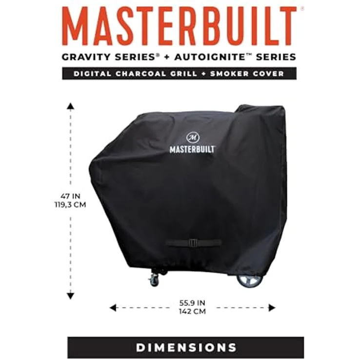 Masterbuilt Gravity Series 560 Cover Abdeckung, schwarz – Bild 5