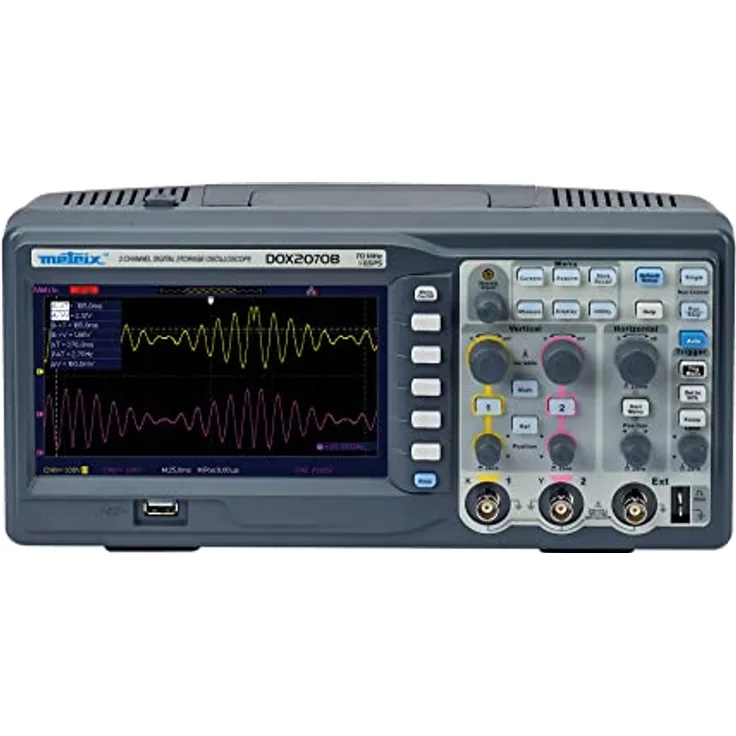 DOX 2070B Dig. Oszilloskop 2x70 MHz, Farbdisplay, USB, Ethernet