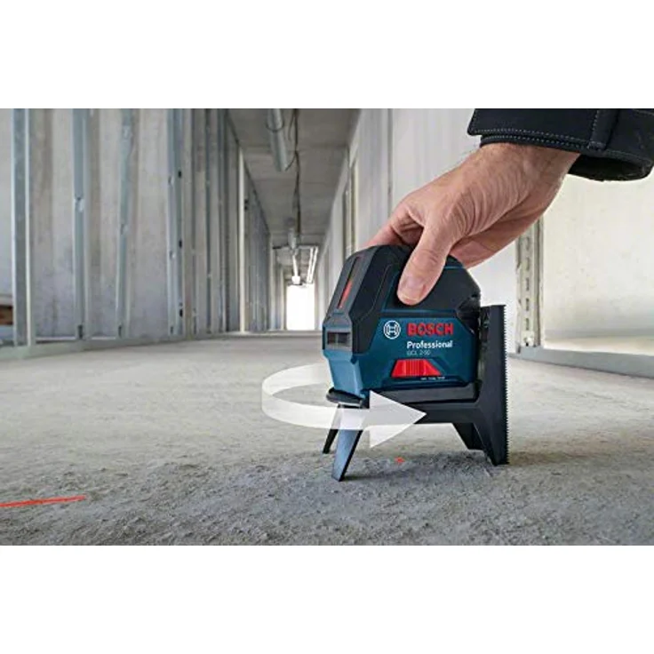 Bosch Professional Kreuzlinienlaser GCL 2-50 (5x AA Batterien, Arbeitsbereich: 50m, im Handwerkerkoffer) – Bild 3