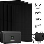 Growatt NOAH 2000, LiFePO4 Speicher 2048Wh mit NEO 800M-X und 4 JA Solar 500Wp Glass-Glass Modulen Full Black, 0% MwSt