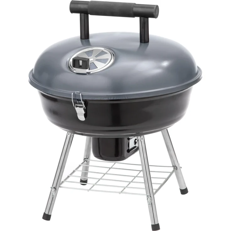 Mustang Holzkohlegrill Festival grau, Ø36cm