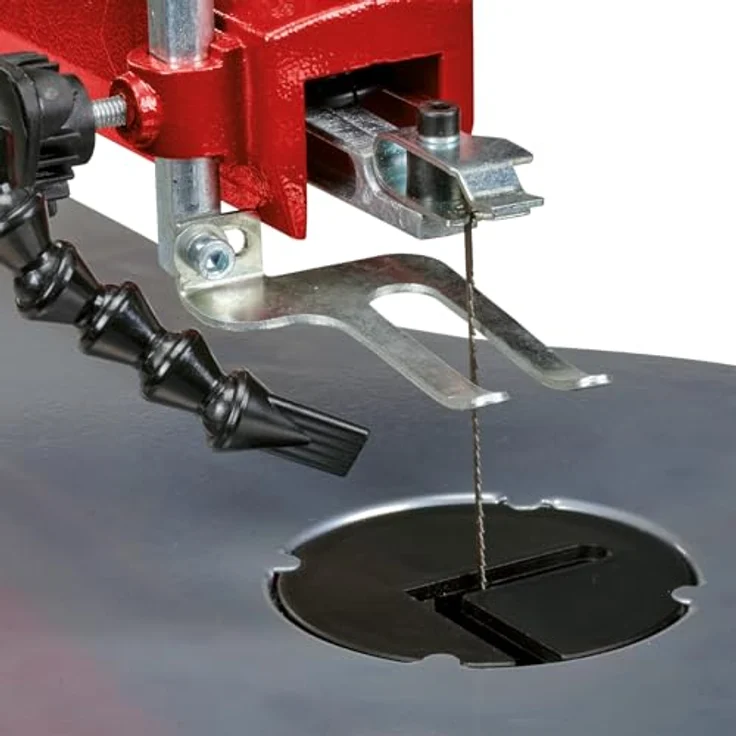 Einhell Dekupiersäge TC-SS 406 E, Set, 4-St., Bandsäge mit 120 Watt Leistung und neigbarem Arbeitstisch – Bild 3