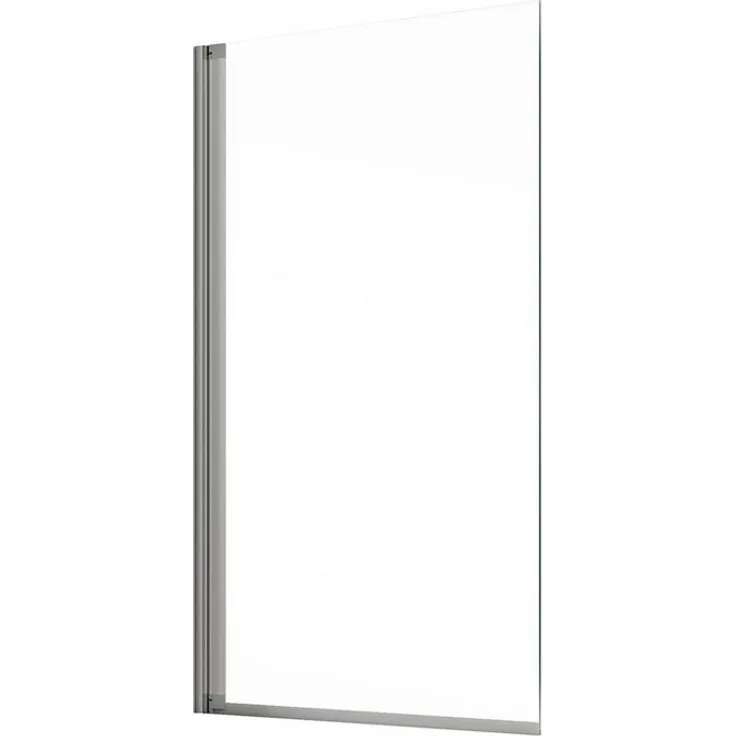 Schulte Badewannenfaltwand Komfort, 5 mm Sicherheitsglas, BxH: 70 x 130, pendelbar, Alu-Natur