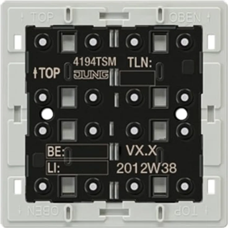 JUNG 4194TSM Sensormodul KNX Universal, Bewegungsmelder mit 4 Stufen, langlebig und flexibel gestaltbar