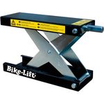 BIKE LIFT MCL-20 Motorradheber, Scherenheber mit manuellem Spindelantrieb, höhenverstellbar von 8 cm bis 35 cm, kompakt, 40 x 15 cm